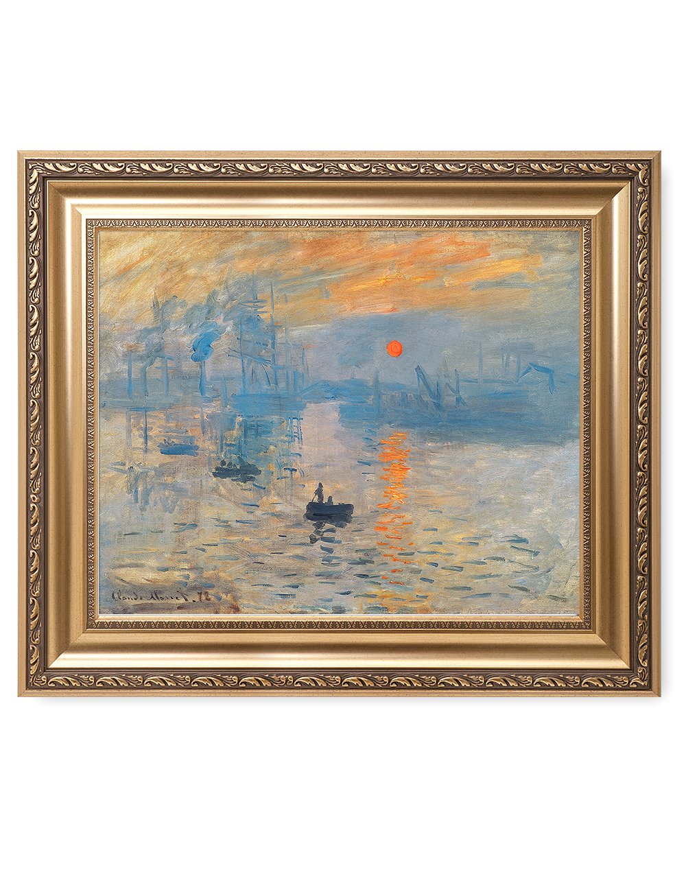 Amazon.co.jp: DECORARTS 印象の日の出 クロード・モネ アート複製